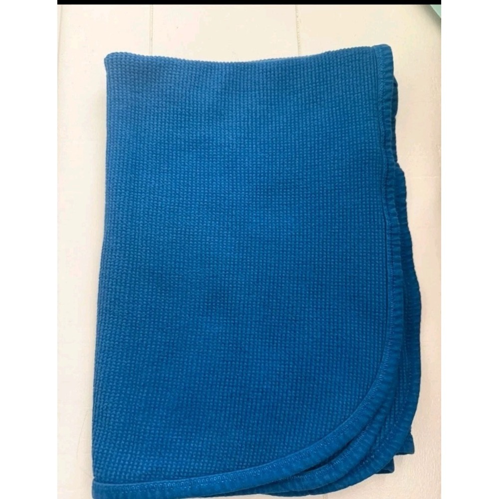 Gerber Thermal Waffle Weave baby Blanket Lovey Blue